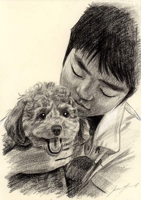 犬肖像画13 